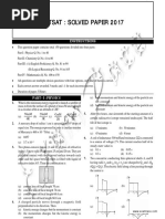 BITSAT Solved Paper 2017 PDF