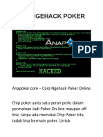 Cara Ngehack Poker Online