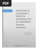 Obtencion de Quitosano A Partir de Residuos de Camarones