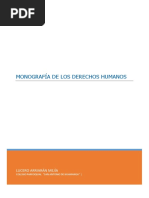 Monografia de Los Derechos Humanos