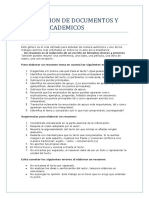 Produccion de Documentos y Textos Academicos