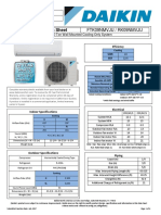 Daikin Specs FTK09NMVJU RK09NMVJU