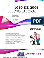 Acoso Laboral LEY 1010 DE 2006