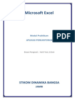 Modul Excel Aplikasi Perkantoran