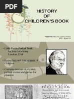 History of Children's Book pt1