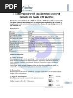 Programacion Interruptor Relé Inalámbrico