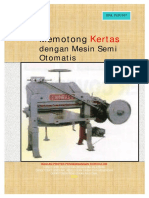 Memotong Kertas Dengan Mesin Semi Otomatis PDF