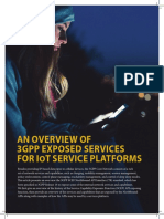 An Overview of 3GPP Exposed Services For IoT Service Platforms