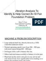 Using Vibration Analysis To Identify & Help in Correcting An ID Fan Foundation Problem