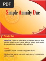 Annuity Due