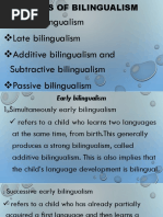 Bilingual Report