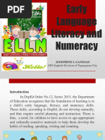 Early Language Literacy and Numeracy