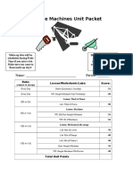 Simple Machines Unit Packet