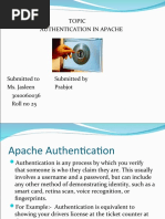 Authentication in Apache