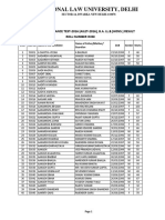 Ailet-2016 Result (Roll Number Wise)