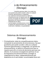 Sistemas de Almacenamiento Storage