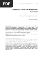 De Casas - ¿Qué Son Los Estándares de Derechos Humanos?