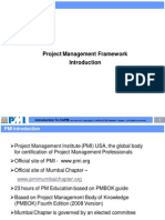 Project Management Framework: Introduction To CAPM