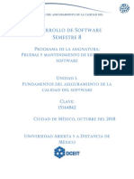 Unidad 1 Fundamentos Del Aseguramiento de La Calidad Del Software 1901-B1