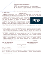 Memorandum of Agreement - Claveria