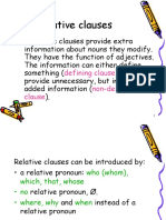 Relative Clauses