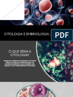 Aula 1 PRÁTICO TEÓRICA - CITOLOGIA E EMBRIOLOGIA