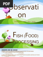 Fish Food Processing