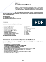 Financial Policy and Procedures Manual