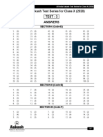 Solutions - AIATS Foundation - Class-X - Test-3 (Code-DEF) - 01-12-2019