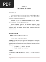 Modul 6. Transformasi Linear