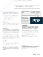 Specification Sheet For HDPE Synthetic Wood (8506K42)