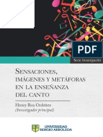 Sensaciones Imágenes Metáforas Canto PDF