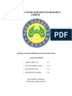 Laporan Hasil Kerajinan Dari Bahan Limbah