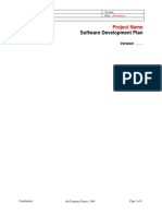 Software Development Plan