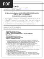 CV - LTE (VoLTE) RF Optimization Eng 8+years Exp.-Mr - Rakesh Mori-1