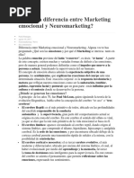 Sabes La Diferencia Entre Marketing Emocional y Neuromarketing