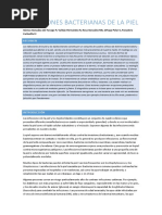 INFECCIONES BACTERIANAS DE LA PIEL Gómez González Del Tanago P, Vallejo Hernández R, Rosa González ME, Ortega Polar E, Panadero Carlavilla FJ PDF