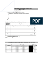 Rubrik LEMBAR PENILAIAN PENGETAHUAN