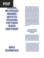 Decolonial Des-Outrização Seligmann Catálogo 21videobrasil 2020