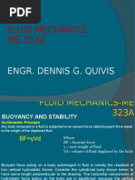 FLUID MECHANICS Buoyancy