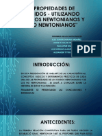 Fluidos Newtonianos y No Newtonianos