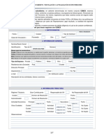 Formulario de Alta Colombia V201907