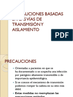 10-Precauciones Basadas en Las Vías de Transmisión y