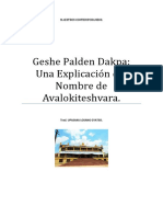 Geshe Palden Dakpa Una Explicacion Del Avalokiteshvara