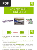 Produccion en La Empresa Turistica