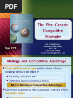 The Five Generic Competitive Strategies: Chapter Title