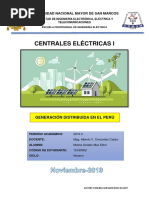 Generacion Distribuida - Centrales Electricas