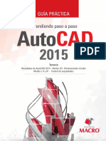 Guía Práctica Aprendiendo Paso A Paso Autocad 2015 - Carranza Zavala, Oscar