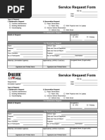 Service Request Form PDF