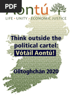 Aontú Election 2020 Manifesto